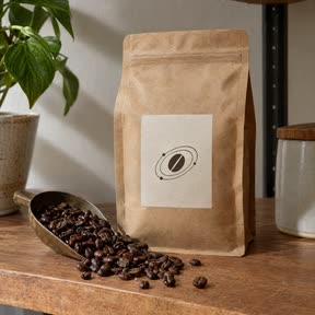 Orbit Coffee: a bag of beans