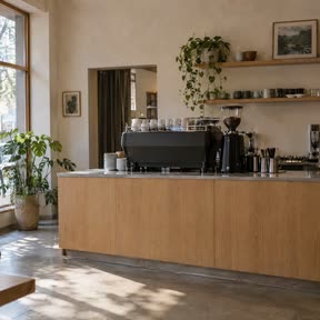 Orbit Coffee: the cafe interior